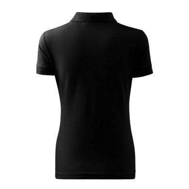 Polo femme Cotton Heavy 216 - noir