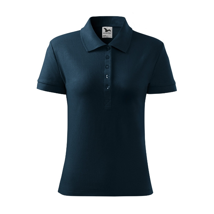 Polo femme Cotton Heavy 216 - bleu marine