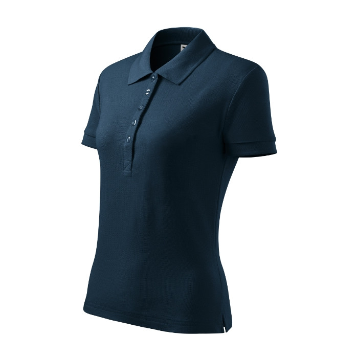 Polo femme Cotton Heavy 216 - bleu marine