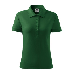 Polo femme Cotton Heavy 216 - vert bouteille