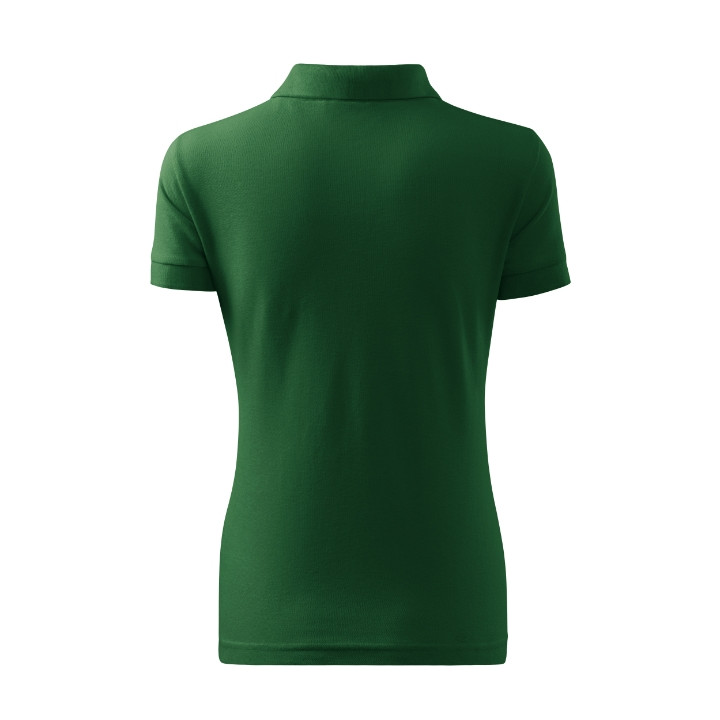 Polo femme Cotton Heavy 216 - vert bouteille