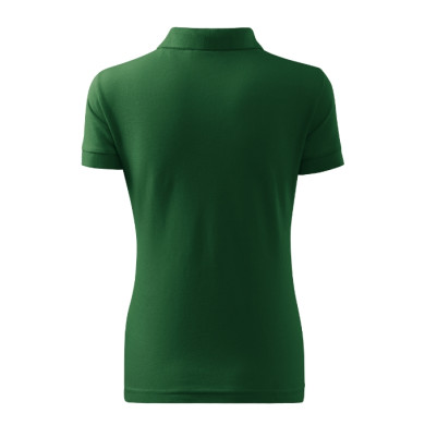 Polo femme Cotton Heavy 216 - vert bouteille