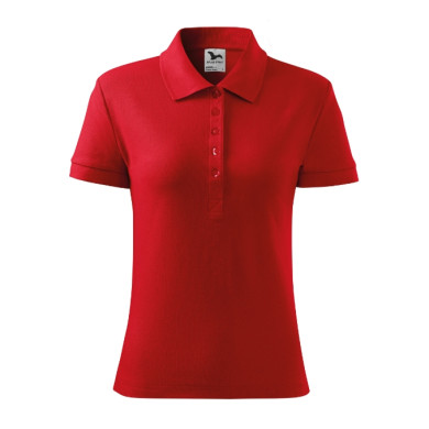 Polo femme Cotton Heavy 216 - rouge