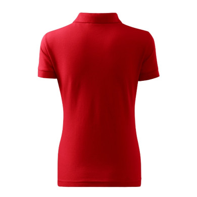 Polo femme Cotton Heavy 216 - rouge