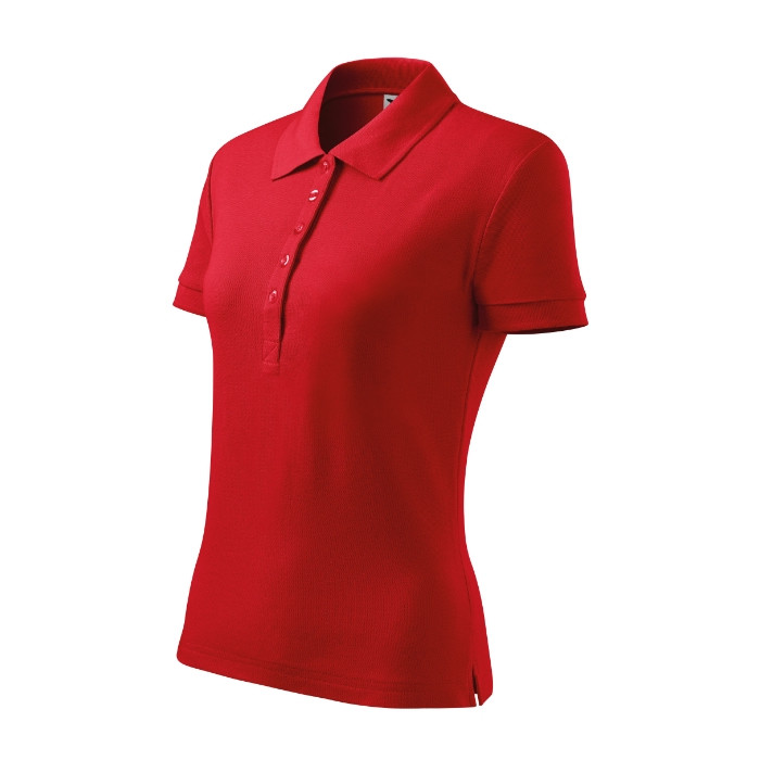 Polo femme Cotton Heavy 216 - rouge