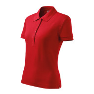 Polo femme Cotton Heavy 216 - rouge