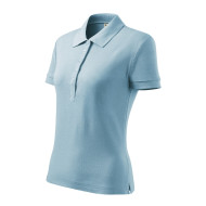Polo femme Cotton Heavy 216 - bleu ciel