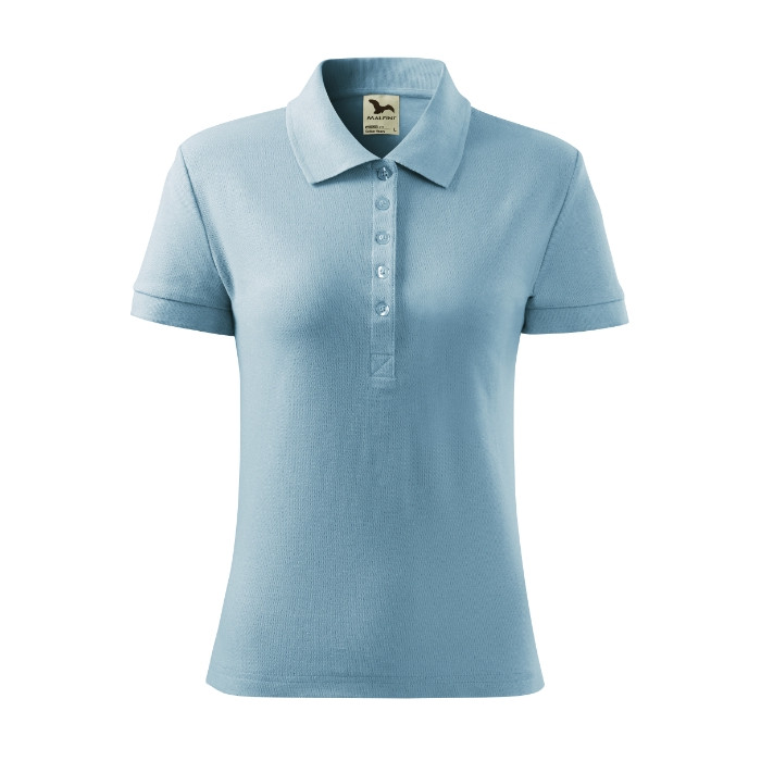 Polo femme Cotton Heavy 216 - bleu ciel