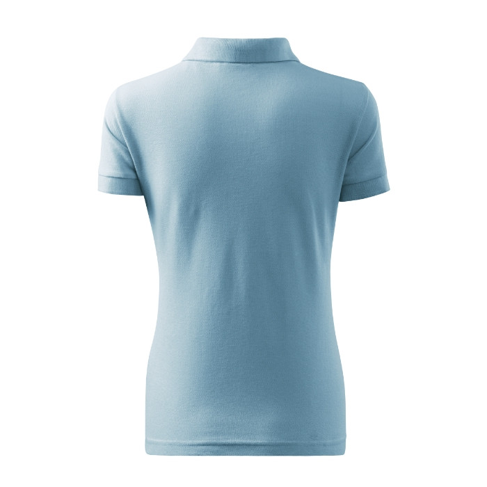 Polo femme Cotton Heavy 216 - bleu ciel