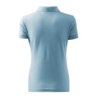 Polo femme Cotton Heavy 216 - bleu ciel