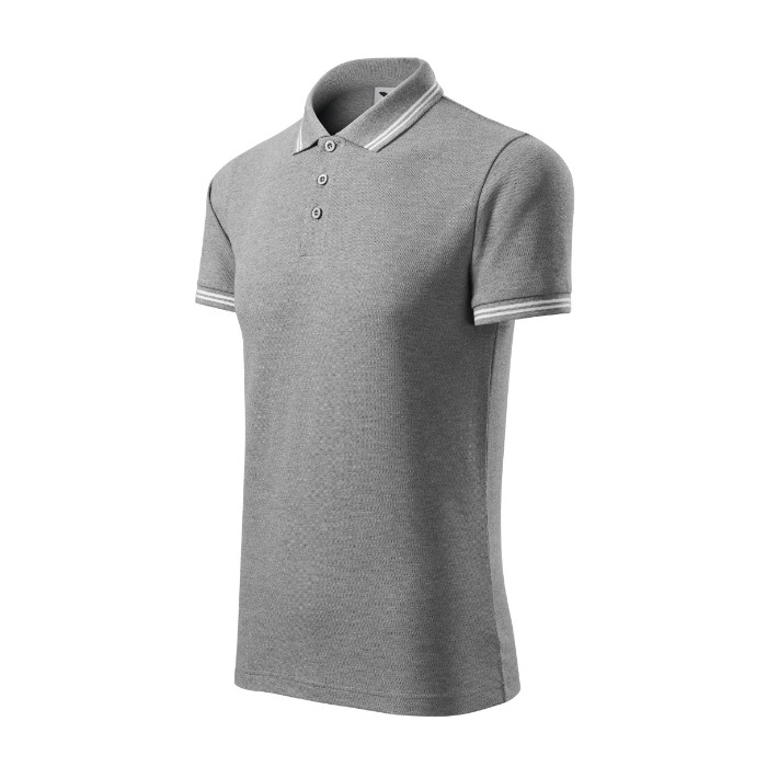 Polo homme Urban 219 - gris chiné foncé