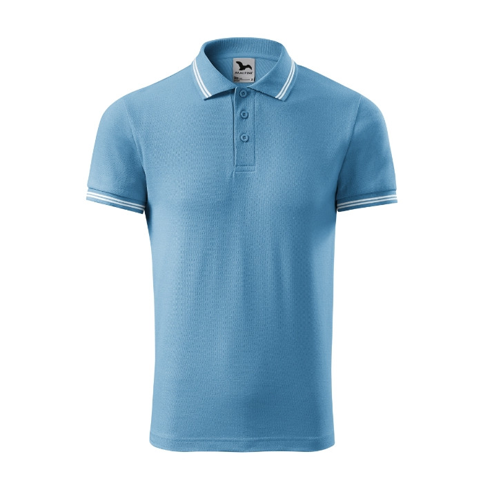 Polo homme Urban 219 - bleu azur