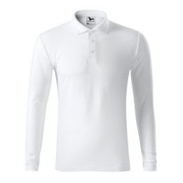 Polo homme Pique Polo LS 221 - blanc