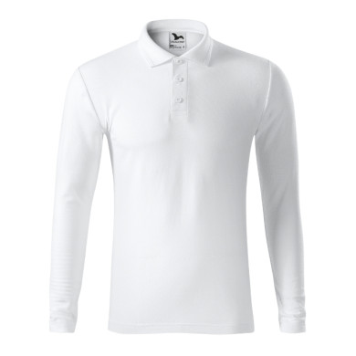 Polo homme Pique Polo LS 221 - blanc