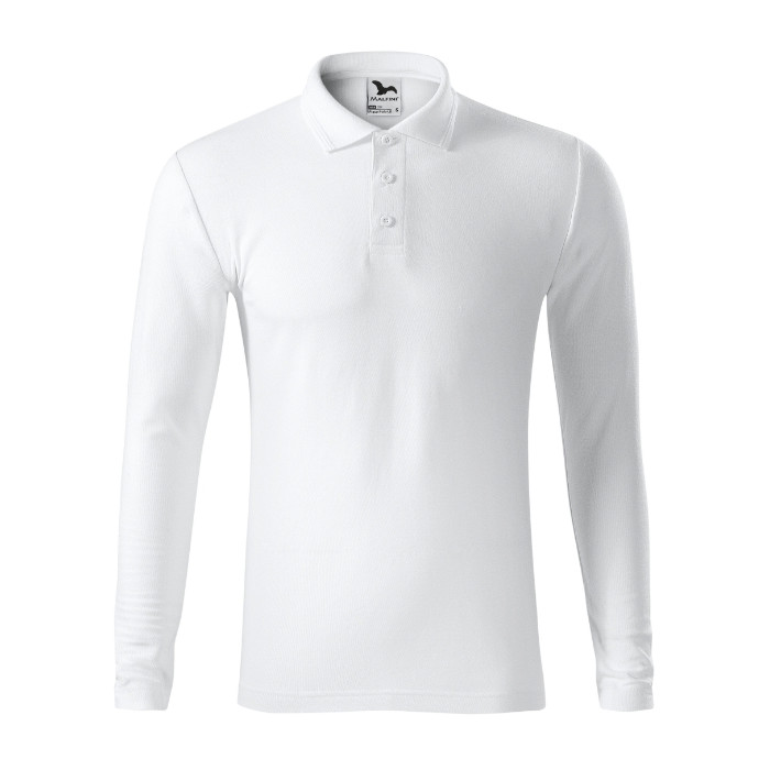 Polo homme Pique Polo LS 221 - blanc