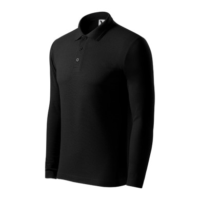 Polo homme Pique Polo LS 221 - noir