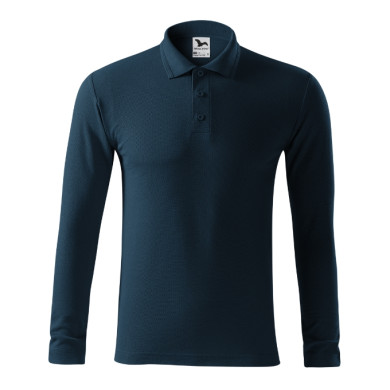 Polo homme Pique Polo LS 221 - bleu marine