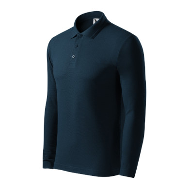 Polo homme Pique Polo LS 221 - bleu marine