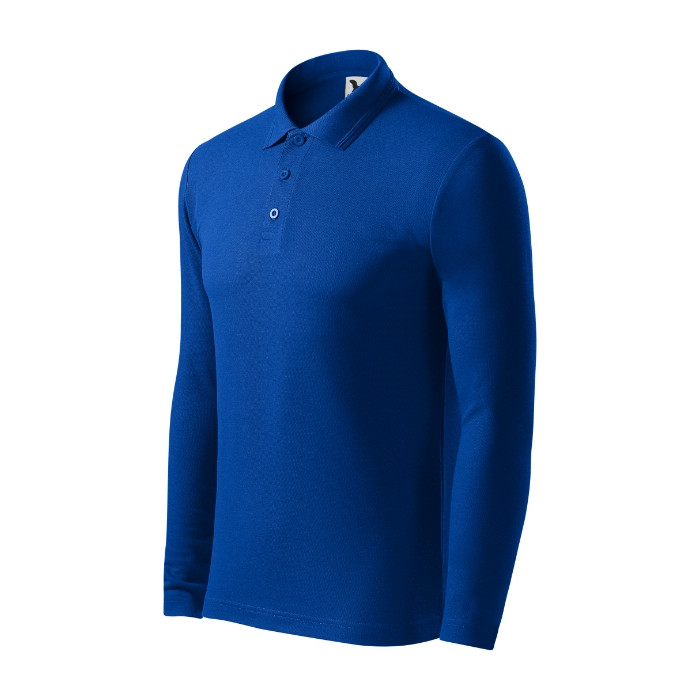 Polo homme Pique Polo LS 221 - bleu royal
