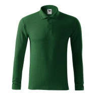 Polo homme Pique Polo LS 221 - vert bouteille