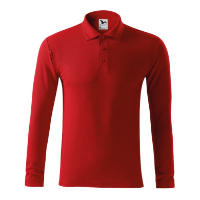 Polo homme Pique Polo LS 221 - rouge