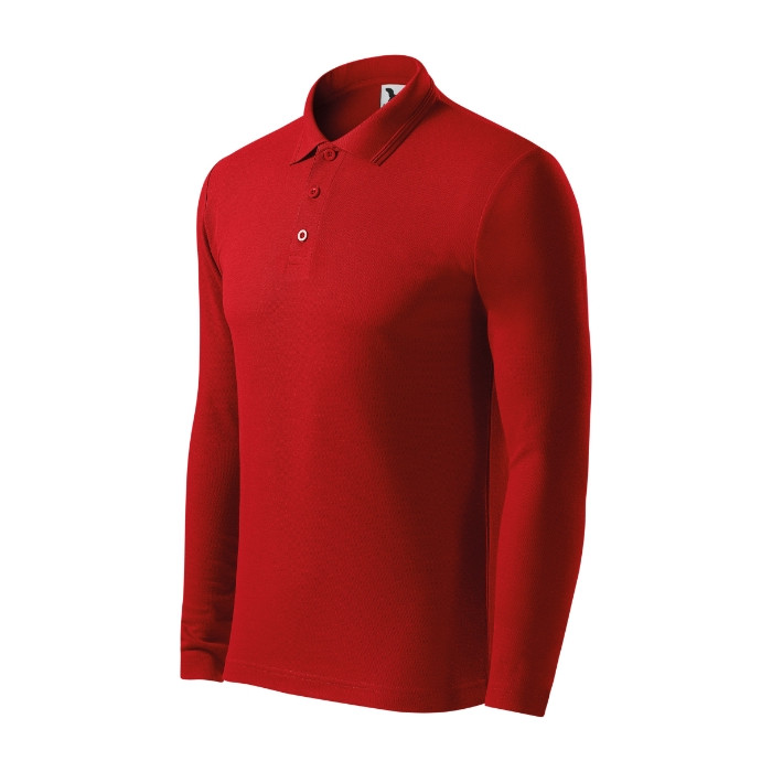Polo homme Pique Polo LS 221 - rouge