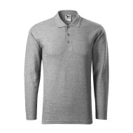 Polo homme Pique Polo LS 221 - gris chiné foncé