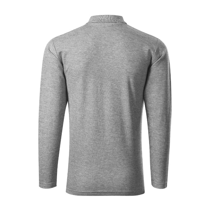 Polo homme Pique Polo LS 221 - gris chiné foncé