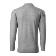 Polo homme Pique Polo LS 221 - gris chiné foncé