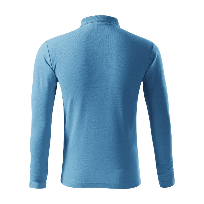 Polo homme Pique Polo LS 221 - bleu azur