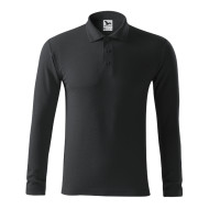Polo homme Pique Polo LS 221 - ebony gray