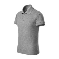 Polo enfant Pique Polo 222 - gris chiné foncé