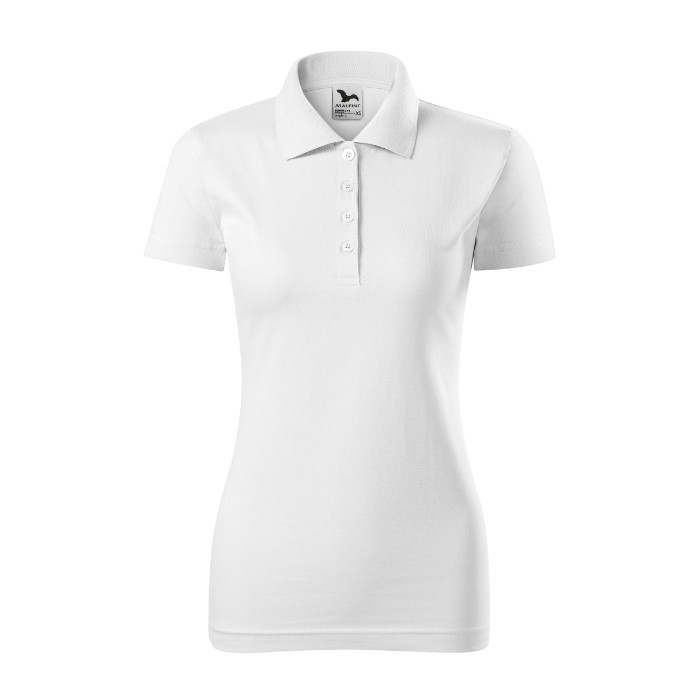 Polo femme Single J. 223 - blanc