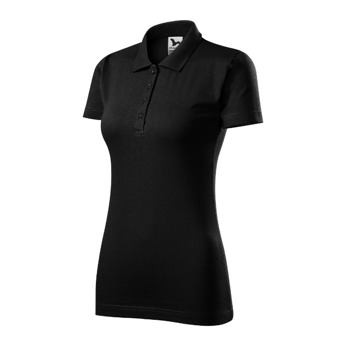 Polo femme Single J. 223 - noir