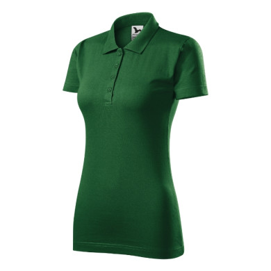 Polo femme Single J. 223 - vert bouteille