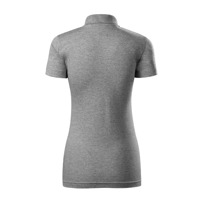 Polo femme Single J. 223 - gris chiné foncé