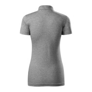 Polo femme Single J. 223 - gris chiné foncé