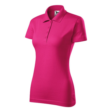 Polo femme Single J. 223 - magenta