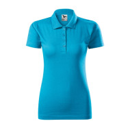 Polo femme Single J. 223 - turquoise