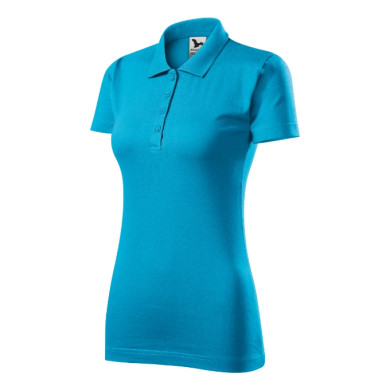 Polo femme Single J. 223 - turquoise