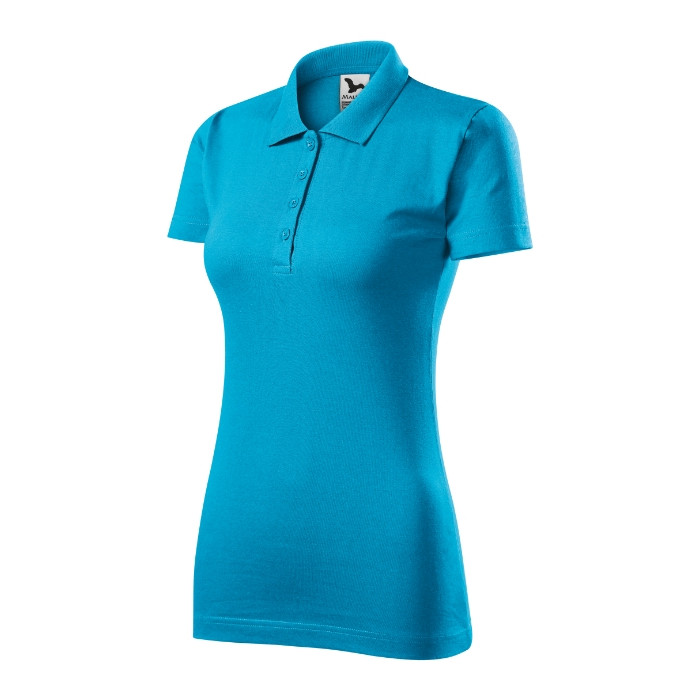 Polo femme Single J. 223 - turquoise