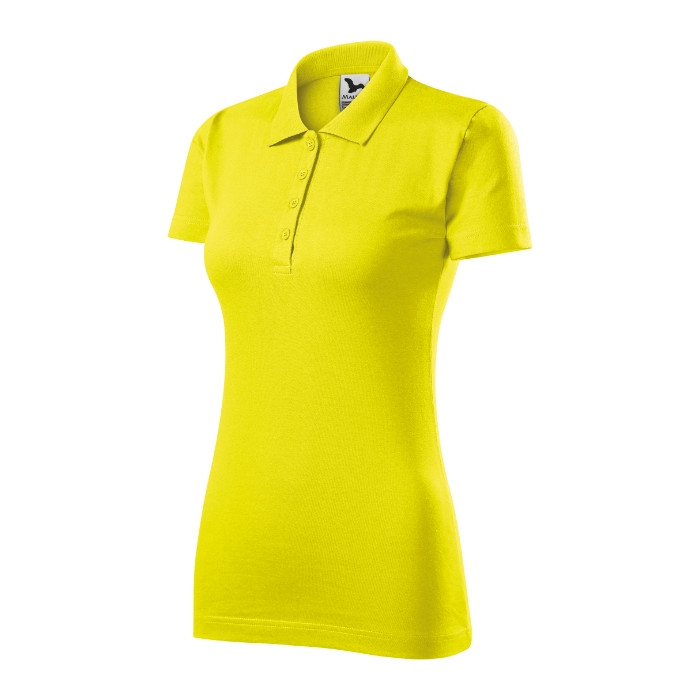 Polo femme Single J. 223 - jaune citron