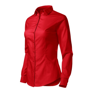 Chemise femme Style LS 229 - rouge