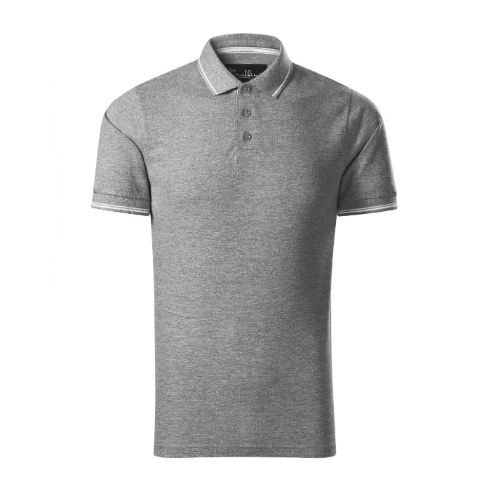 Polo homme Perfection plain 251 - gris chiné foncé