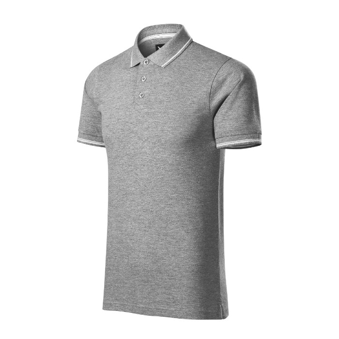 Polo homme Perfection plain 251 - gris chiné foncé