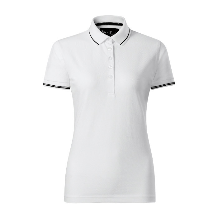 Polo femme Perfection plain 253 - blanc