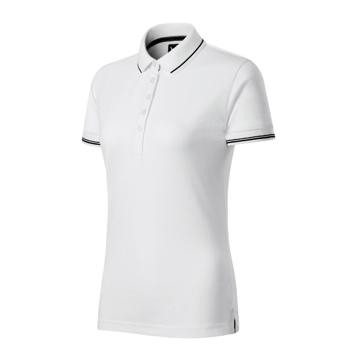 Polo femme Perfection plain 253 - blanc