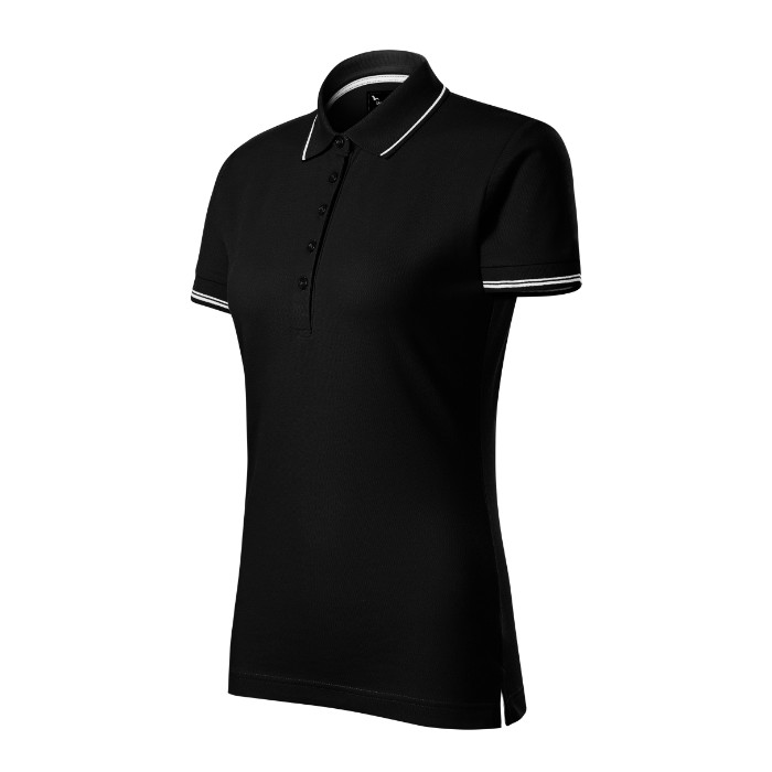 Polo femme Perfection plain 253 - noir