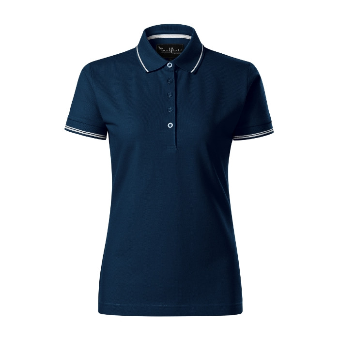 Polo femme Perfection plain 253 - bleu marine