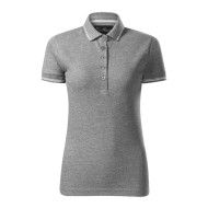 Polo femme Perfection plain 253 - gris chiné foncé